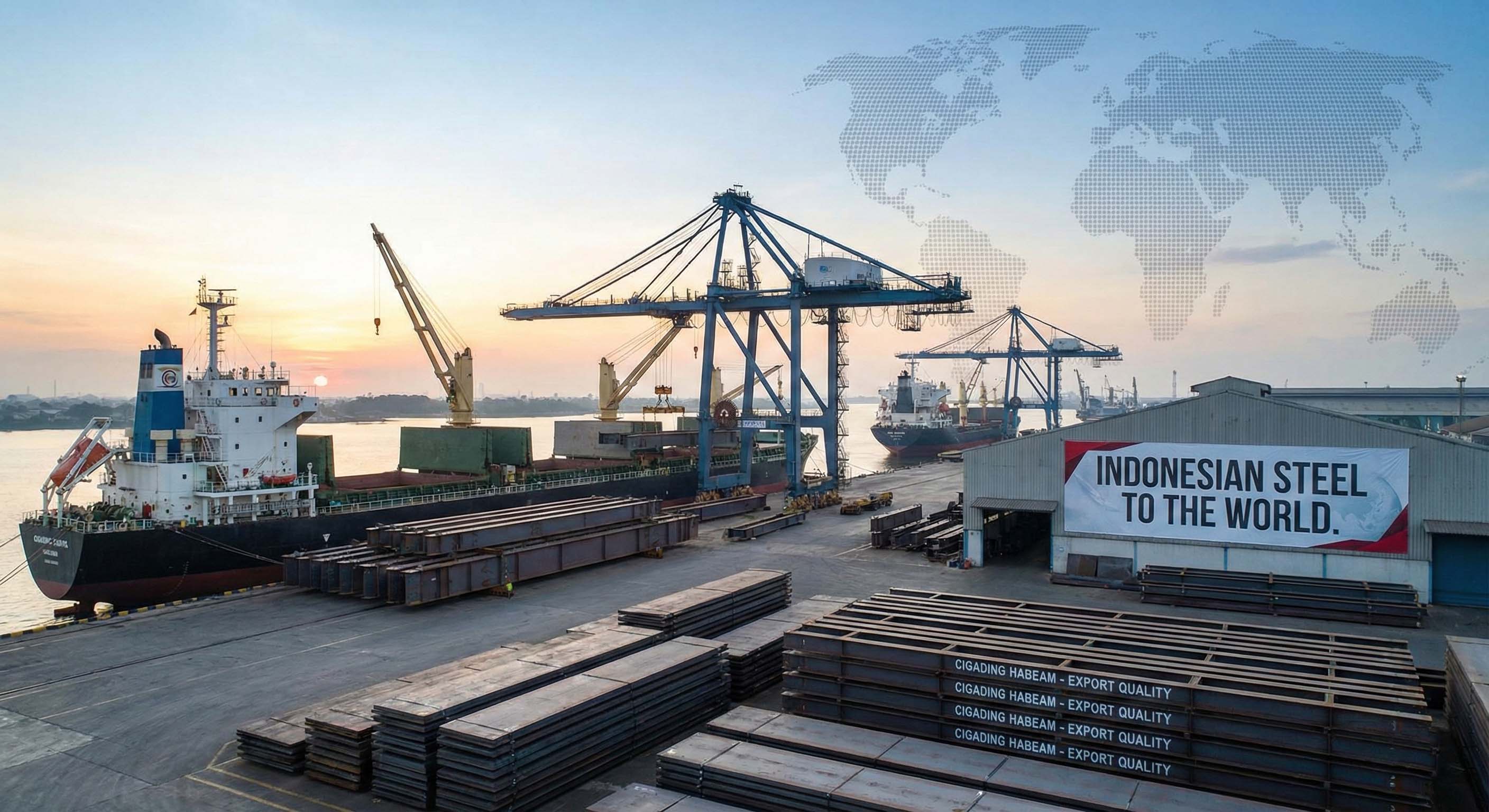 ndonesia steel export 2026  Steel fabrication services Indonesia  Indonesian steel structure supplier  Industrial steel construction Indonesia  Custom steel fabrication for export  High-quality bridge structure fabrication